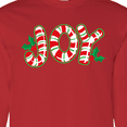 thumbnail image 4 of Inktastic Candy Cane Joy Long Sleeve T-Shirt, 4 of 5