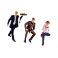 thumbnail image 1 of 3x figuras en miniatura de Strade Fareast Limited para Diorama de restaurante 1/64 resina, 1 of 8