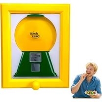 Handy Candy Frame - Candy Dispenser, Gumball Machine in a Frame, for Candies, Nuts, Dog & Cat Treats, Hang on Wall, Stand on Table, Birthday & Holiday Gift for Kids/Adults (1PC)