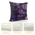 thumbnail image 4 of Glass Mosaic Style Linen Throw Pillow Case Purple Abstract Stained Pillow Cushion Covers Home Sofa Decorative, 4 of 5