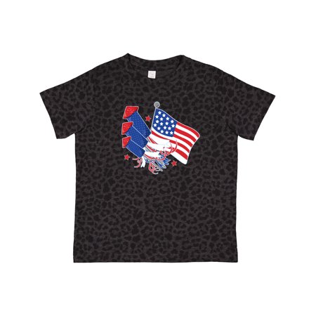 

Inktastic USA Flag Patriotic 4th of July Gift Toddler Boy or Toddler Girl T-Shirt