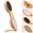 thumbnail image 1 of Exfoliation Expert, Stainless Steel File With Natural Pumice Stone For Effective Callus Removal, Compact Design For Easy Storage And Travel, Reusable And Easy To Clean, 1 of 7
