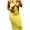 Yellow, variant on Bigersell Tank Dress for Women Long Length Ladies Summer Fashion Printed V-Neck Hollow Cross Halter Backless Dress Plus Sweater Dress Style 18801, Female Ankle-Length Dresses Yellow S
