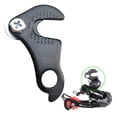 thumbnail image 4 of S SENQI Bike Rear Derailleur Hanger MTB Road Bicycle Gear Tail Hook with Nut and Bolt Adapter Compatible Shimano Black, 4 of 6