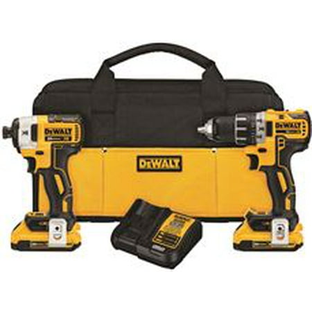Dewalt 20 Volt Max Xr Lithium-Ion Brushless Compact Drill/Driver And Impact Driver Combo Kit