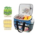 thumbnail image 2 of FORMRS Insulated Cooler Bag 24 Cans Capacity Soft Leakproof Lunch Box with Side Pockets, Abstract Snow Mountain, 2 of 7