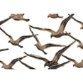 thumbnail image 5 of DecMode Bronze Metal Flying Flock Bird Wall Decor, 5 of 12