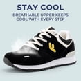 thumbnail image 4 of FitVille Sneakers Wide Men's Running Shoes Lightweight Breathable for Swollen Feet Arch Support Cushioned Jogging Training Shoes, 4 of 5