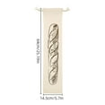 thumbnail image 2 of Linen Bread Bag under $5! Xqxayjr Linen Bread Storage Bag, Reusable Drawstring Buns Bag, French Stick Preservation Bag, Natural Fabric Food Storage for Kitchen, 2 of 2