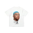 thumbnail image 1 of Fashionable and cool Mbappe printed short sleeved T-shirt with street style loose round neck top,unisex, men's short sleeve round neck street style T-shirt for summer and spring, casual, clothing, co, 1 of 7
