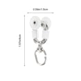thumbnail image 2 of NICEXMAS 12Pcs Curtain Track Pulley for Home Use with Noise Reduction and Sturdy Design, 2 of 5