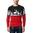 thumbnail image 1 of SSLR Ugly Christmas Sweaters for Men, Classic Xmas Holiday Crew Neck Pullover Sweater, 1 of 7