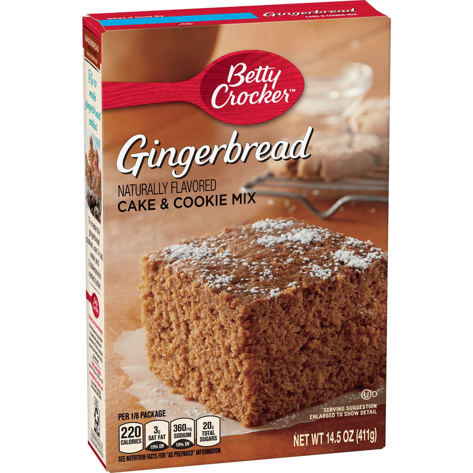 Betty Crocker Gingerbread Cake And Cookie Mix, 14.5 Oz Bag - Walmart.com