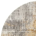 thumbnail image 6 of SAFAVIEH Craft Emmet Faded Abstract Area Rug, Grey/Beige, 6'7" x 6'7" Round, 6 of 8