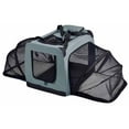 thumbnail image 3 of Pet Life ® 'Hounda Accordion' Metal Framed Soft-Folding Collapsible Dual-Sided Expandable Pet Dog Crate, 3 of 9