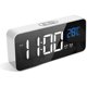 thumbnail image 1 of Digital Alarm Clock, LED Alarm Clock with Snooze Function, USB Ports Charging (White), 1 of 5