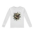thumbnail image 4 of Huowey Baby Children Pajama Sets Dinosaur Printed Crew Neck Long Sleeve Tops Long Pants Home Nightwear Soft Pjs, 2T, 4 of 4