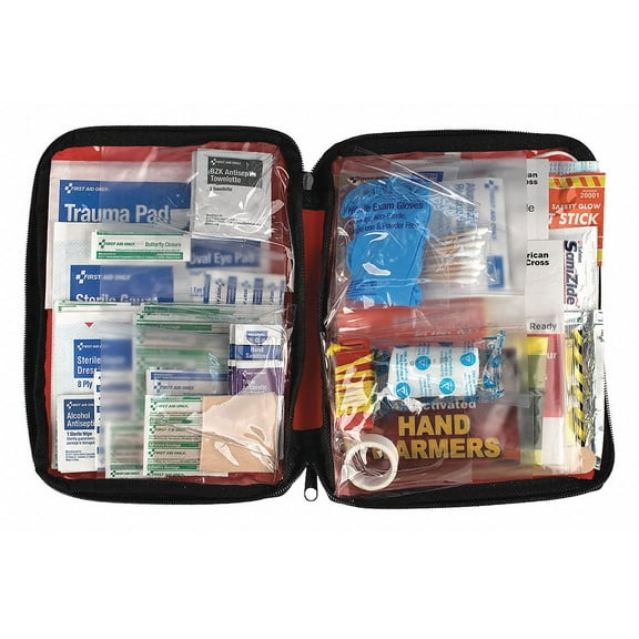 First Aid Only RC-562 Red Cross Emergency Preparedness Kit, 106 in 1