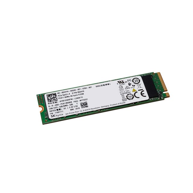 Hynix 512Gb Pc401 Nvme Ssd Hfs512Gd9Tng Hfs512Gd9Tngtni Pcie Gen 3 4 Carriles Xmw6J Para Xps 13 Xps 15 Asus Laptop Lenovo C940 Thinkbad X1 Carbon Spectre X360
