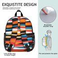 thumbnail image 5 of Colorful and Grey Abstract Art Artwork Backpack Backpack for School,Cute School Bag,Schoolbag with Adjustable Shoulder Straps & Padded Back,13.8"x11.4"x6", 5 of 6