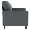 thumbnail image 4 of vidaXL Sofa Chair Upholstered Accent Armchair Sofa Comfort Light Gray Velvet, 4 of 7