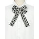 thumbnail image 4 of INSPIRE CHIC Corbata broche de encaje de cinta para mujeres, pin de lazo vintage, clip de corbata, talla única, negro, 4 of 5