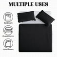 thumbnail image 4 of IR Imperial Rooms 2 Piece Microfiber Quilt Reversible Kids Bedding Soft 1 Bedspread & 1 Pillow Shams Black Twin, 4 of 12
