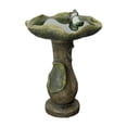 thumbnail image 5 of SunJet Concrete Bird Bath w/Frog Statue - 20.8'' High Bird Baths for Garden, Patio, Bird Lovers Gift, 5 of 9