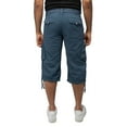 thumbnail image 2 of X RAY JEANS Mens Belted 18" Inseam Below Knee Long Cargo Shorts, Majolica Blue, 54, 2 of 8