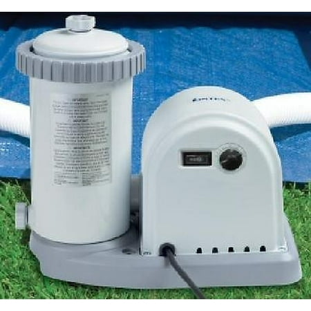 filter pump krystal clear pool intex gfci gph 1500 swimming replacement
