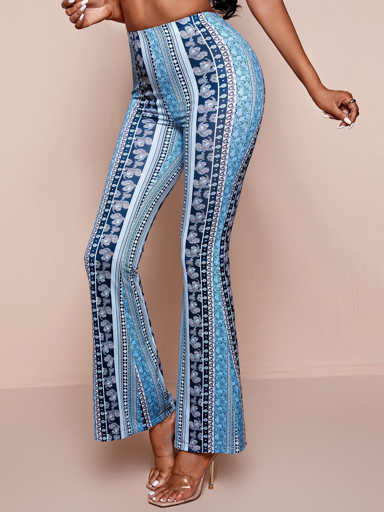 Women's Tall Geo Graphic Print Flare 