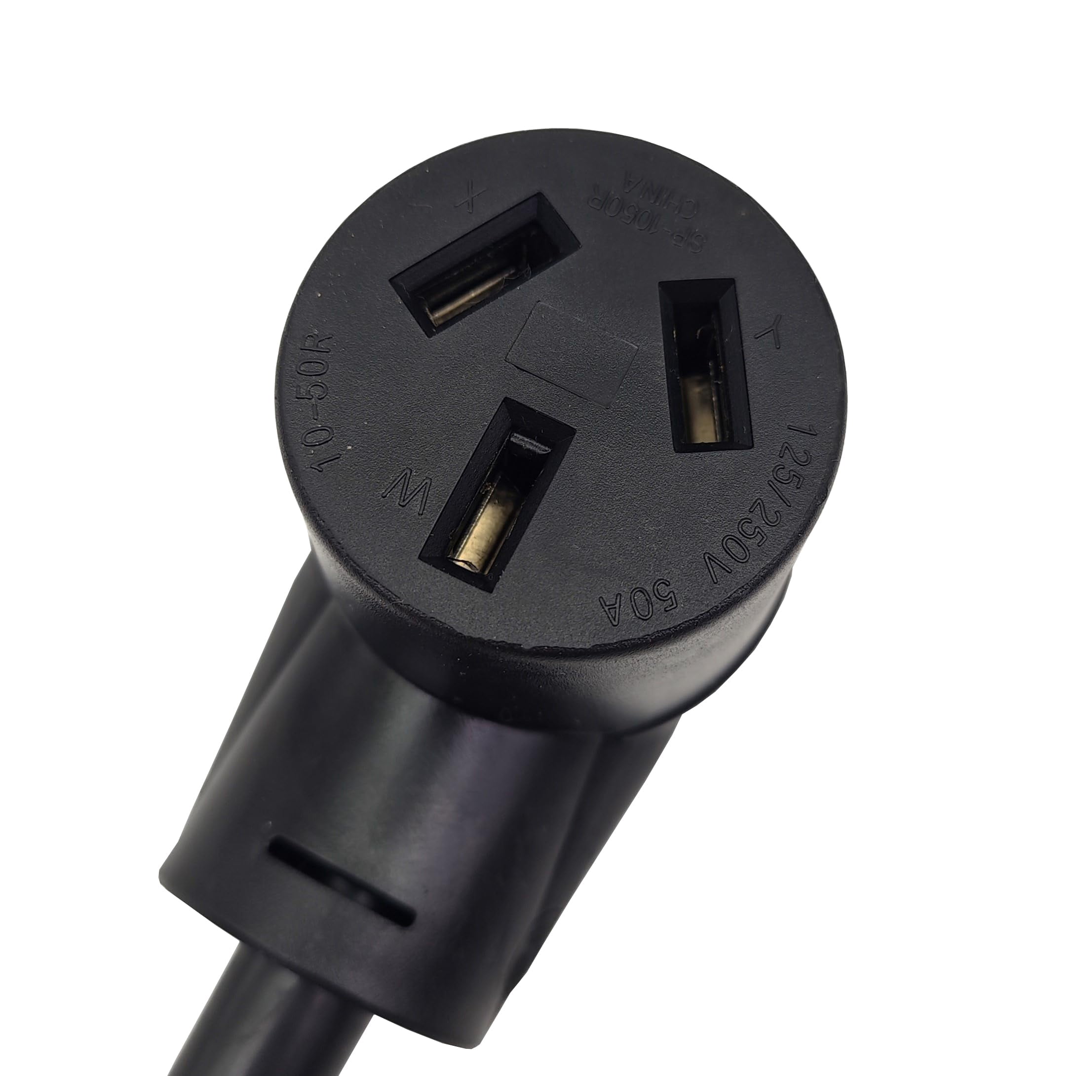 Parkworld 79384 Dryer Piggy-Back Adapter Splitter Cord NEMA 14-30P to 14-30R 30A 125V/250V & 10-50R 30A 125V/250V 1.5 Feet