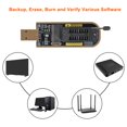 thumbnail image 3 of Aceirmc Soic8 Sop8 Flash Chip Ic Clips De Prueba Socket Adpter Programador Bios + Ch341A 24 25 Series Eeprom Flash Bios Módulo Programador Usb (Doble Clip+Usb), 3 of 5