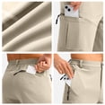 thumbnail image 6 of Mens Golf Shorts Relaxed Fit Stretch Business Casual Short Button Elastic Waist Bermuda Workout Short, S, 6 of 8
