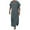 G-Dark Gray, variant on Kcodviy Turn-Down Shirt Long Mesh Short Tops Button Sleeve Men's X Shirt Casual Solid Men Shirts Mens Half Zip Pajama Short Man Romper