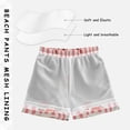 thumbnail image 3 of FORMRS Boys Swim Trunks Quick Dry Mesh Liner Boardshorts Sizes XS-XL, White Gingerbread Houses, 3 of 7
