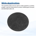 thumbnail image 4 of Plaque d'Électrode en Graphite Ronde Haute Pureté 20x1mm pour Fusion Moulage Électrolyse, Lot de 5, 4 of 6