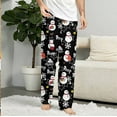 thumbnail image 6 of Unisex Christmas Pajama Pants Women Men Couples Pjs Pants Lough Pants Unisex Pajama Bottom for Xmas Family Matching Pajama Costume Christmas Gifts, 6 of 8