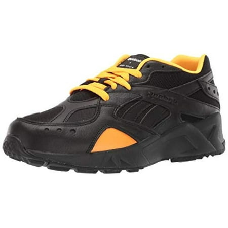 Reebok Unisex-Adult Aztrek Sneaker, Gigi-black/Solar Gold/Cha, Size 6.0