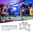 thumbnail image 3 of COOPHYA 4Pcs Metal Cue Rack Bridge Holder Silver Slip on Non Slip Pool Cue Accessories for Billiards, 3 of 8