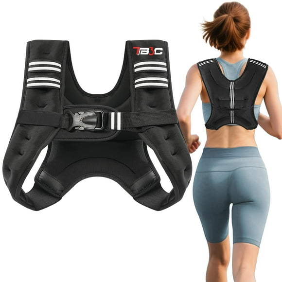 Chaleco pesado TB3C de 5,4 kg con banda reflectante para hombres y mujeres