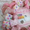 thumbnail image 5 of Conversation Heart Valentine's Day Wreath - Valentines Loads of Love Decoration - Floral Decor - Rose Gold Pink White, 5 of 5