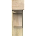 thumbnail image 2 of Ekena Millwork 8"W x 20"D x 24"H Imperial Block Rough Sawn Bracket w/ Offset Brace, Douglas Fir, 2 of 25