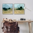 thumbnail image 2 of Stupell Industries Peaceful Rural Scene Layered Distant Farmland Painting Painting Gray Framed Art Print Wall Art, Set of 2, Design by Emma Caroline, 2 of 8