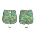thumbnail image 5 of Lsque Colourful Tie Dye Printed Women's Running Shorts with Liner Pockets,Elastic Quick Dry Workout Athletic Gym Yoga Shorts,Womens High Waist Shorts-X-Large, 5 of 9