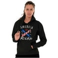thumbnail image 5 of USA American Patriotic Boxing Gloves Unisex Plus Fleece Graphic Sweatshirt Brisco Brands 2X, 5 of 6
