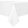 thumbnail image 2 of White Rectangle Tablecloth Wrinkle Resistant Washable Fabric Table Cloth for Dining,Kitchen, Parties Weddings and Outdoor Use 60 Inch by 102 Inch, 2 of 6
