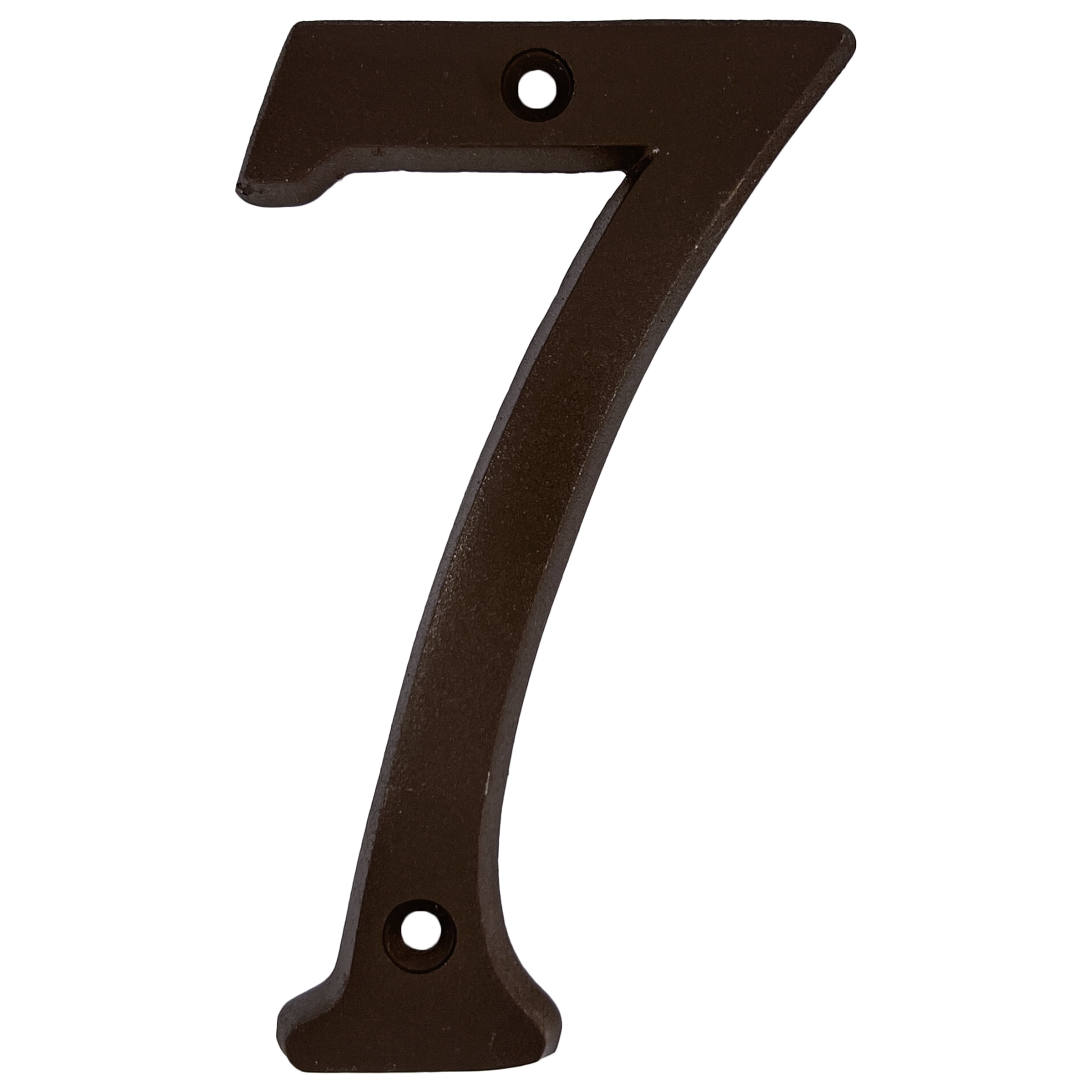 HY-KO 4" Aged Bronze Metal House Number 7