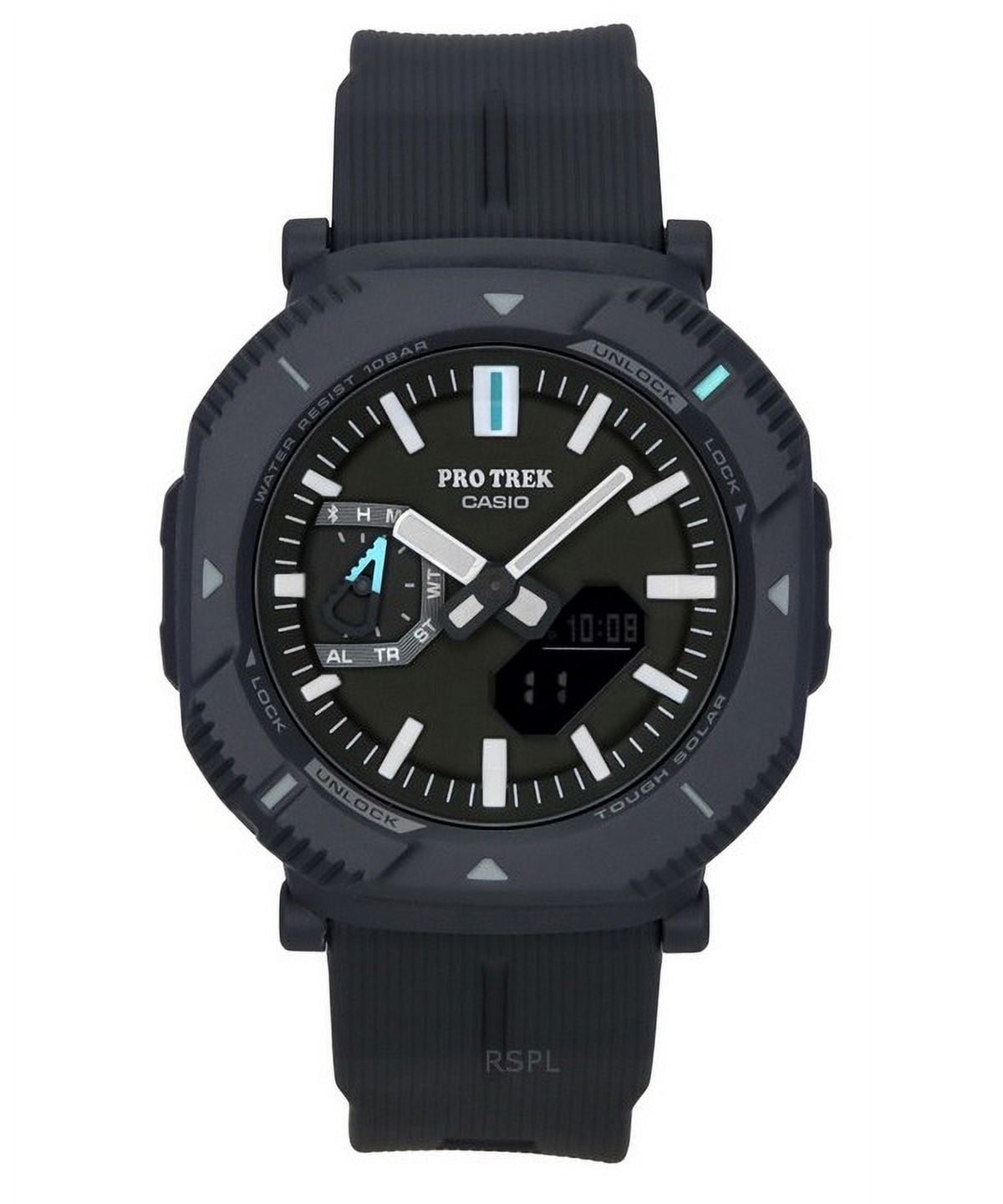 Casio, Pro Trek Tough Solar Bluetooth Watch, Blue Cloth Strap
