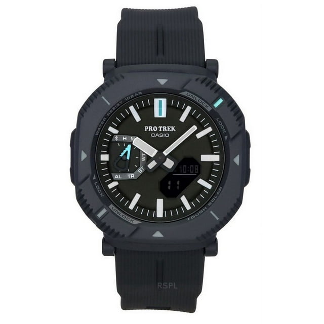 Casio Pro Trek Analog Digital Smartphone Link Resin Green Dial Tough Solar PRJ-B001-1 100M Men's Watch